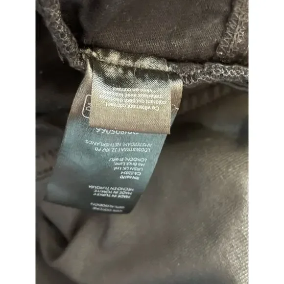 Urban Outfitters Baggy Jeans Womens Size 30W Black High Rise Denim Stretch Y2K - Picture 6 of 11